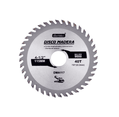 DISCO SIERRA 4 1/2 x 40 dtes MADERA1