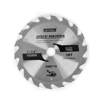 DISCO SIERRA 7 1/4 MADERA 18 DTES UYUSTOOLS1