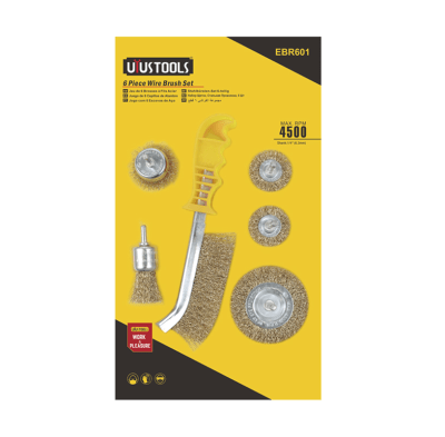 SET 6 PCS GRATA ONDULADA P/TALADRO UYU1
