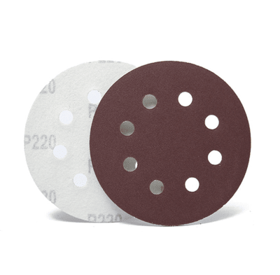 SET 50 UN DISCO LIJA CON VELCRO 4 1/2 220 UYU1