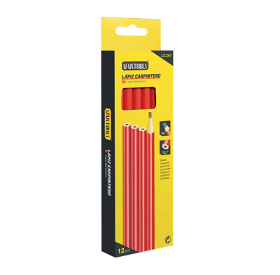 CAJA LAPIZ CARPINTERO 12 UN UYUSTOOLS1