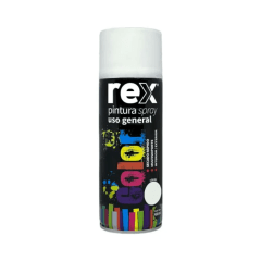 REX PINTURA SPRAY ACRILICA, BLANCO MATE, 400 ML