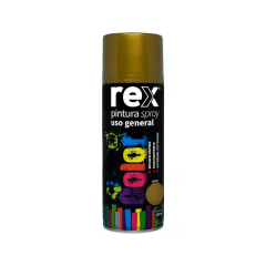 REX PINTURA SPRAY ACRILICA, DORADO, 400 ML