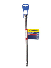 FLEXIBLE HE-HI M10x1x1/2'' 50 CM VINILO ROJO Y AZUL
