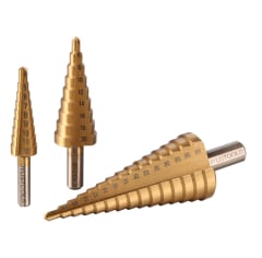 SET 3 UN BROCAS ESCALONADAS METAL UYUSTOOLS