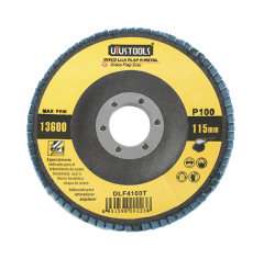DISCO FLAP 4 1/2 ACERO INOX/METAL GR100 UYUSTOOLS
