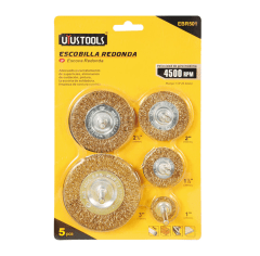 SET 5 PCS GRATA ONDULADA P/TALADRO UYU