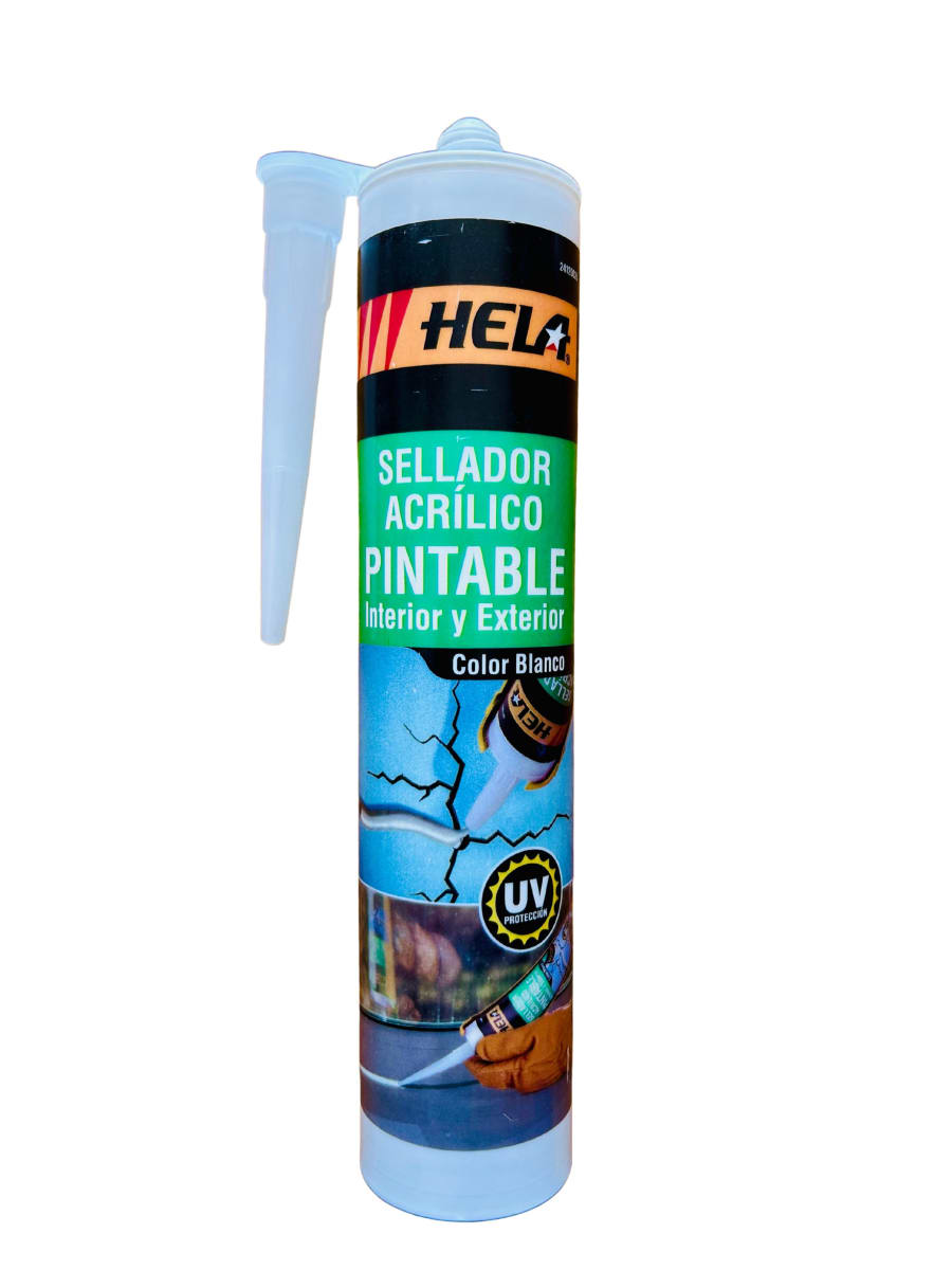 SELLANTE ACRILICO HELA B LANCO PINTABLE 280ML 0