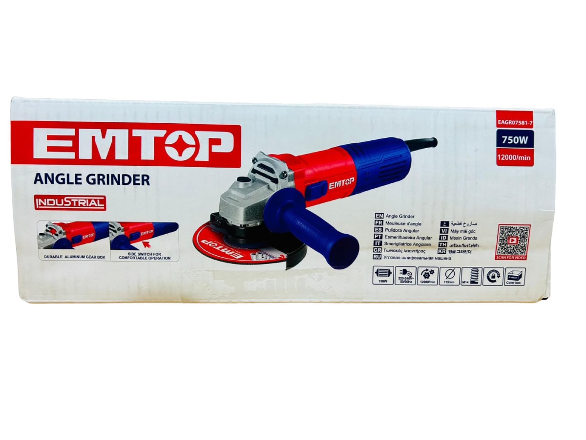 ESMERIL ANGULAR INDUSTRIAL 115MM 750W2