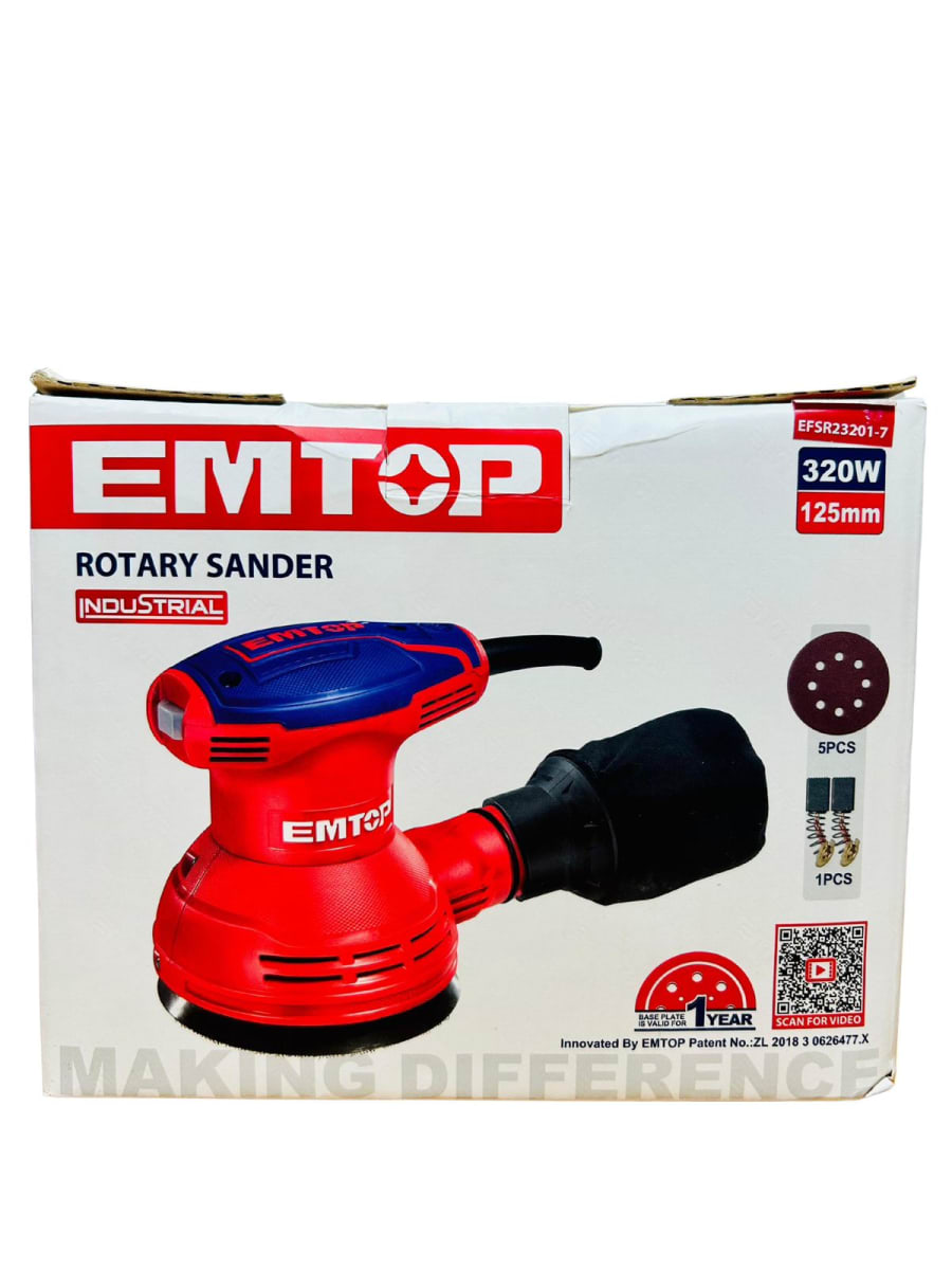 LIJADORA ROTO ORBITAL INDUSTRIAL 125MM 320W 0