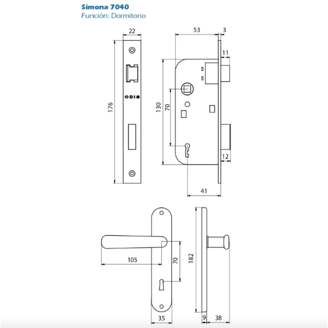 CERRADURA EMBUTIR SIMONA 7040 DOMITORIO4