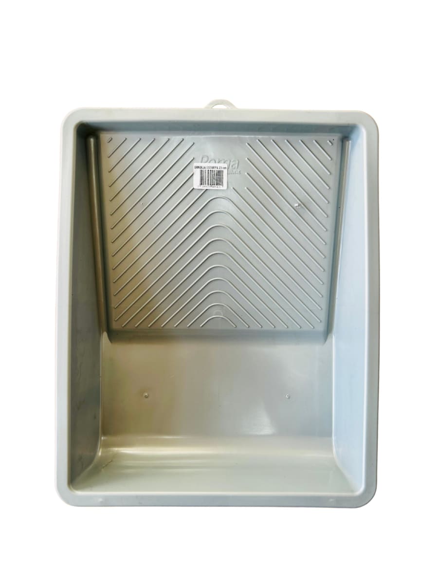 BANDEJA ESTAMPA-PRO 30X3 7X8CM GRIS BE3001