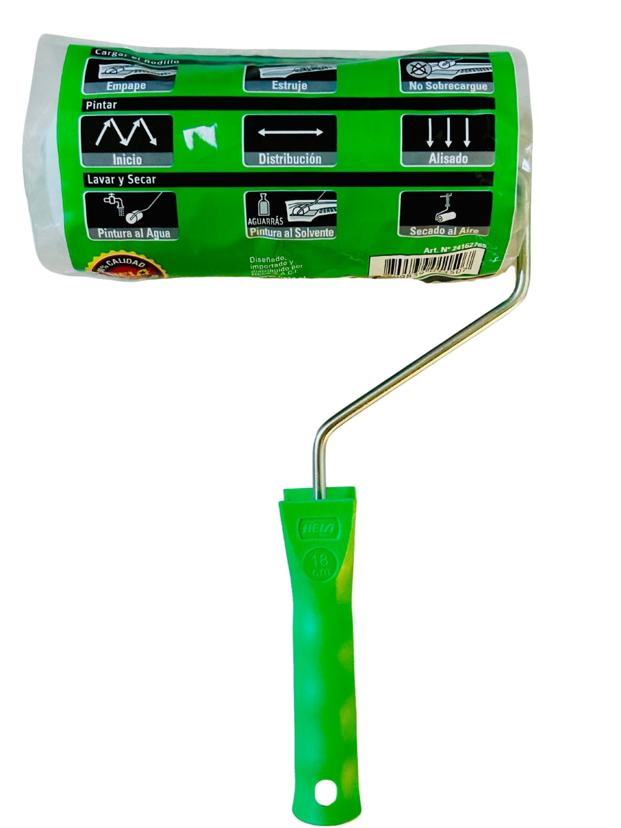 RODILLO ESTAMPA PRO POLI ESTER 18CM PELO LARGO 221