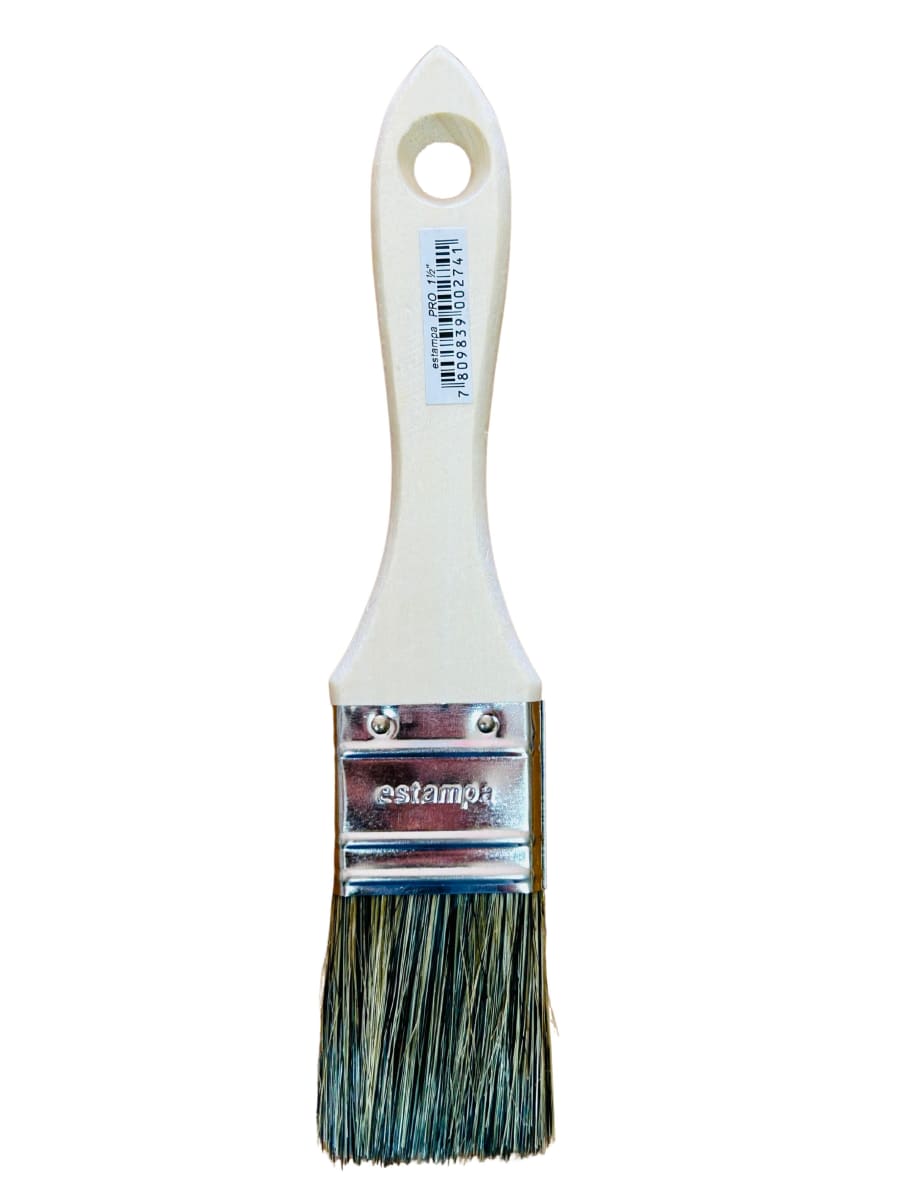BROCHA ESTAMPA 1.1/2 CE RDA GRIS MANGO MADERA2