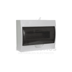 TABLERO PLASTICO SOBREPUESTO 12P ELECTROMUS