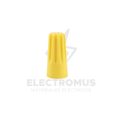 TERMINAL CÓNICO  N°44 AMARILLO ELECTROMUS