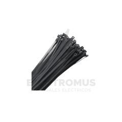 AMARRA PLASTICA 4,8X400MM 100UN. NEGRO