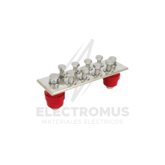 PLACA PGB  150X50X5 8 POSICIONES ELECTROMUS