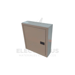 TABLERO METALICO SOBREPUESTO 28 MODULOS (RAL 7032-1.2MM)
