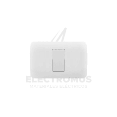 INTERRUPTOR SIMPLE 9/12 BLANCO LEXO