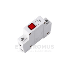 LUZ PILOTO INDICADOR A RIEL RIN ROJO GENERICO