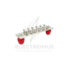 PLACA PGB  200X50X5 12 POSICIONES ELECTROMUS