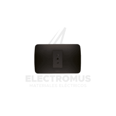 TOMA CORRIENTE SIMPLE 10A GRAFITO LEXO