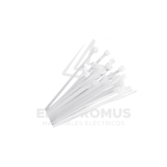 AMARRA PLASTICA 4,8X300MM 100UNI. BLANCA