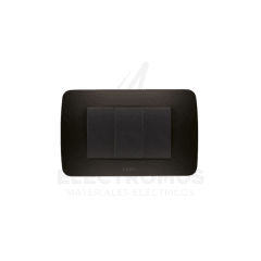 INTERRUPTOR TRIPLE 9/32 GRAFITO LEXO