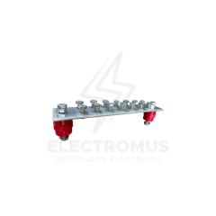 PLACA PGB  250X50X5 14 POSICIONES ELECTROMUS