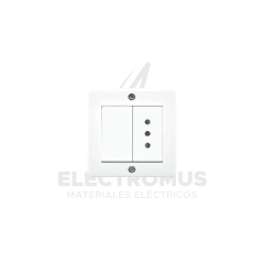 CASQUETE C/INTERRUPTOR MAS TOMA CORRIENTE 10A IP20