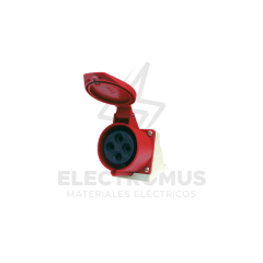 ENCHUFE HEMBRA SOBREPUESTA 32A 3P+T 380V IP44