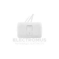 INTERRUPTOR PULSADOR TIMBRE 10A BLANCO LEXO