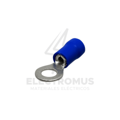 TERMINAL ANILLO 16/14AWG. PERF. 4,3MM 100UNID. AZUL