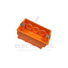 CAJA TABIQUERA 5/8 O/METAL NARANJA