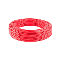 CABLE LH EVAFLEX 4MM ROJO (rollo 100mts)