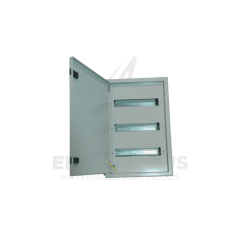 Tablero metalico sobrepuesto 45 modulos (ral 7032-1.2mm)