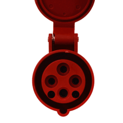 ENCHUFE HEMBRA VOLANTE 16A 3P+T ROJO 380 LEXO