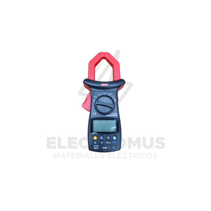 AMPERIMETRO TENAZA DIGITAL, 1000A, 600 VAC-DC, UT-206 UNI-T1