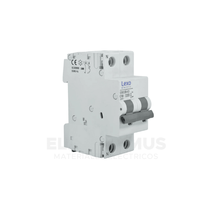 INTERRUPTOR AUTOMATICO  1P+N 25A 10KA CURVA C LEXO1