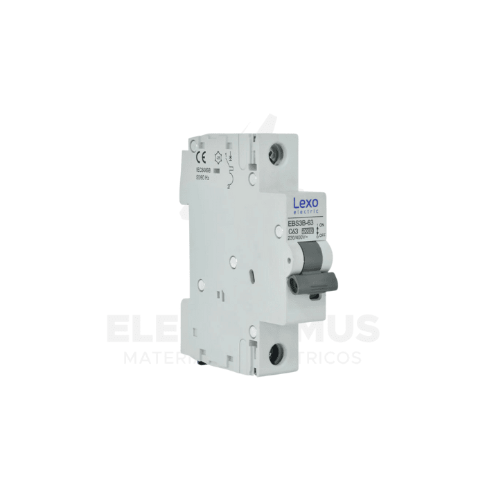 INTERRUPTOR AUTOMATICO 1X63A 10KA CURVA C LEXO1