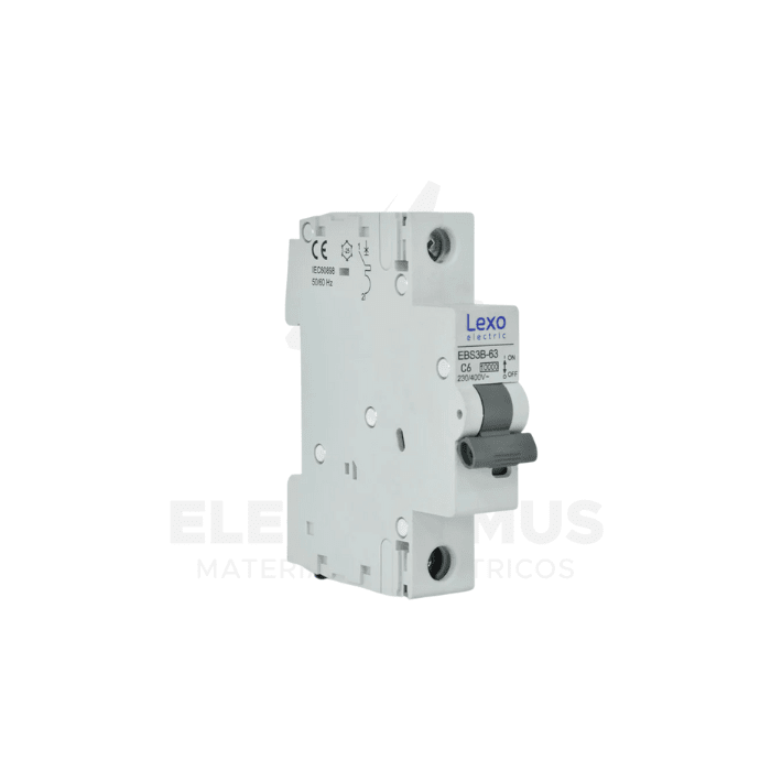 INTERRUPTOR AUTOMATICO 1X6A 10KA CURVA C LEXO1
