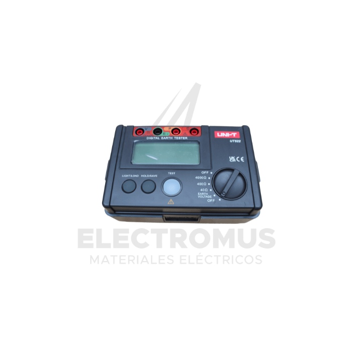MEDIDOR DE RESISTENCIA DE TIERRA 4000 ohms UNI-T1