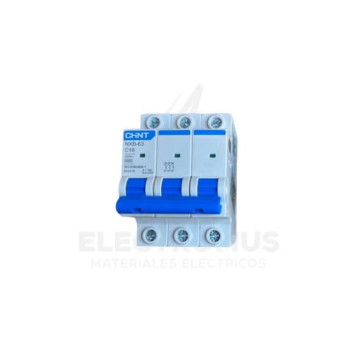 INTERRUPTOR 3PX16A 6KA, CURVA C NXB-63 CHINT1