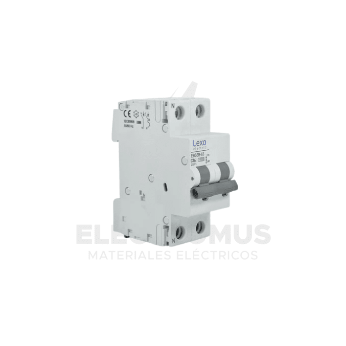 INTERRUPTOR AUTOMATICO 1P+N 16A10K CURVA C LEXO1