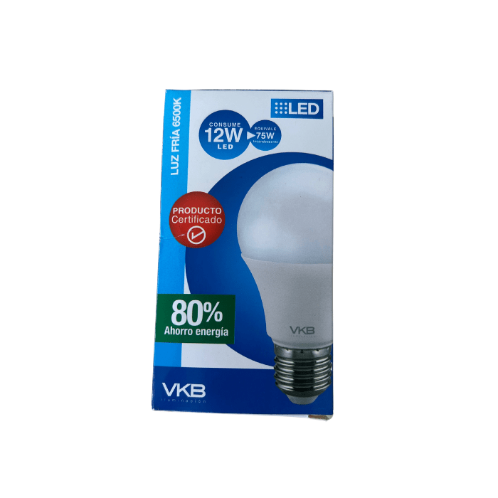 AMPOLLETA LED E27 12W FRIA  VKB2