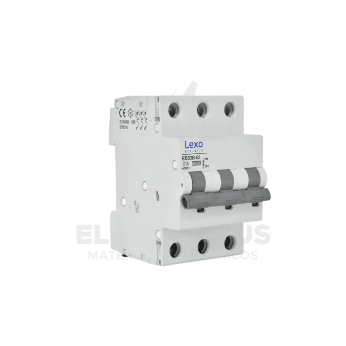 INTERRUPTOR AUTOMATICO 3X16A 10KA CURVA C LEXO1