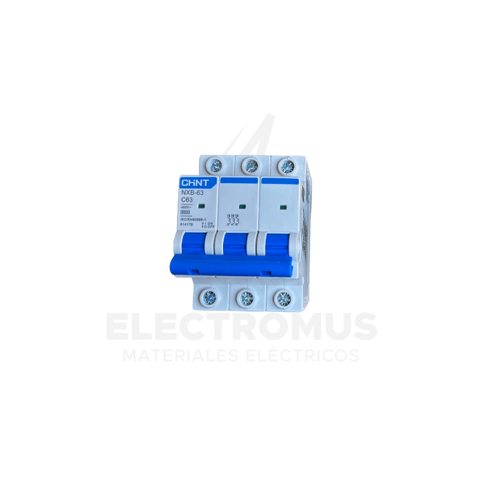 INTERRUPTOR 3PX63A 6KA, CURVA C NXB-63 CHINT1
