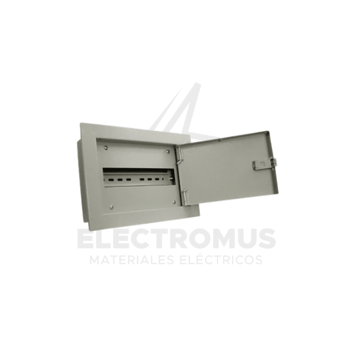 TABLERO METALICO EMBUTIDO 6MODULOS (RAL 7032-1.2MM)2