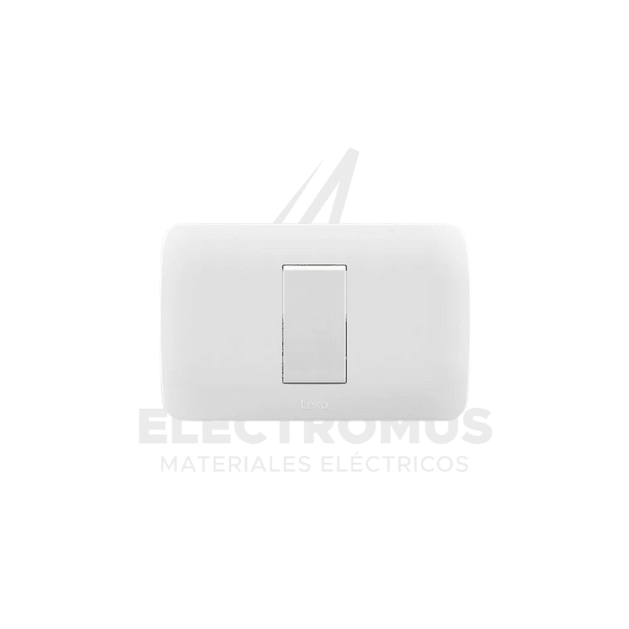 INTERRUPTOR SIMPLE 9/12 BLANCO LEXO1